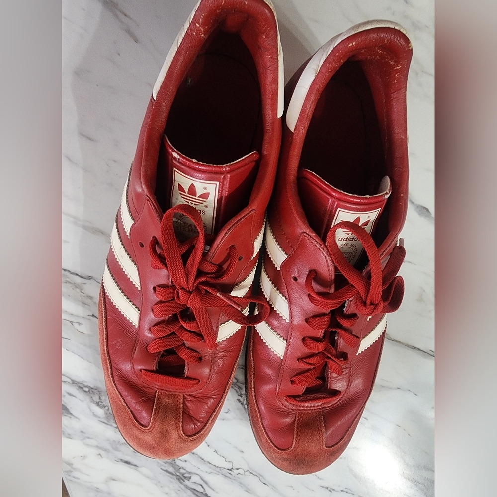 Adidas samba original, red, Mens size 12